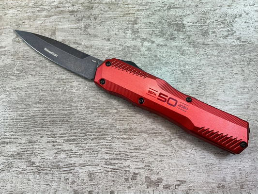 ⚡Last Day 70% OFF丨9000R Matt Diskin OTF AUTO Knife (🎉50th Anniversary Edition🎉)